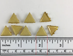 1000pcs 1074 Brass Nailheads Tri Angeles