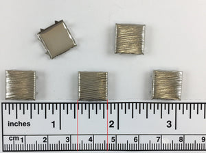 1000pcs Flat Bark Brass Nailheads Square