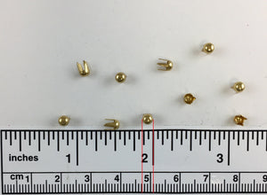 1000pcs pearl Brass Nailheads Round