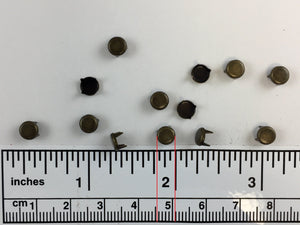 1000pcs Flat Brass Nailheads Round