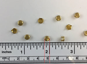 1000pcs Flat Brass Nailheads Round