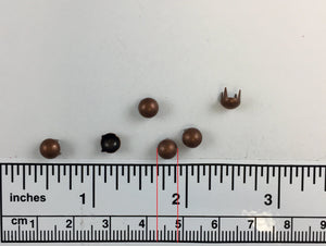 1000pcs pearl Brass Nailheads Round