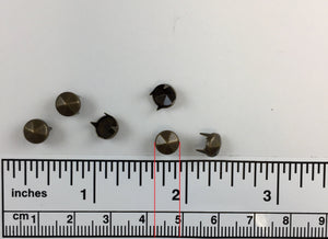 1000pcs 107 Brass Nailheads Round