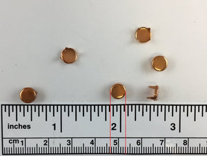 1000pcs Flat Brass Nailheads Round