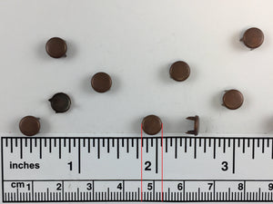 1000pcs Flat Brass Nailheads Round