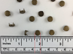 1000pcs Flat Brass Nailheads Round