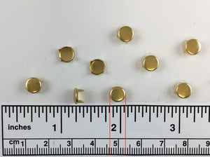 1000pcs Flat Brass Nailheads Round
