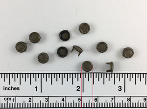 1000pcs Mirror Brass Nailheads Round