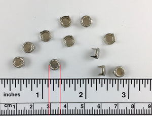 1000pcs Mirror Brass Nailheads Round
