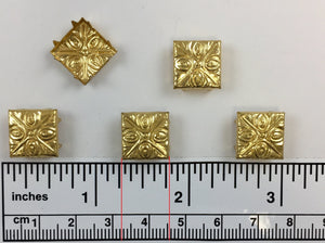 1000pcs 372 Brass Nailheads Square