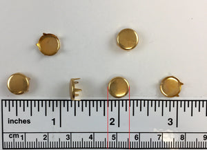 1000pcs Flat Brass Nailheads Round