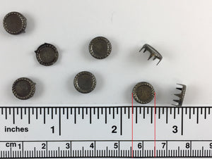 1000pcs Mirror Brass Nailheads Round