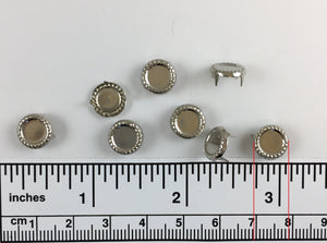1000pcs Mirror Brass Nailheads Round