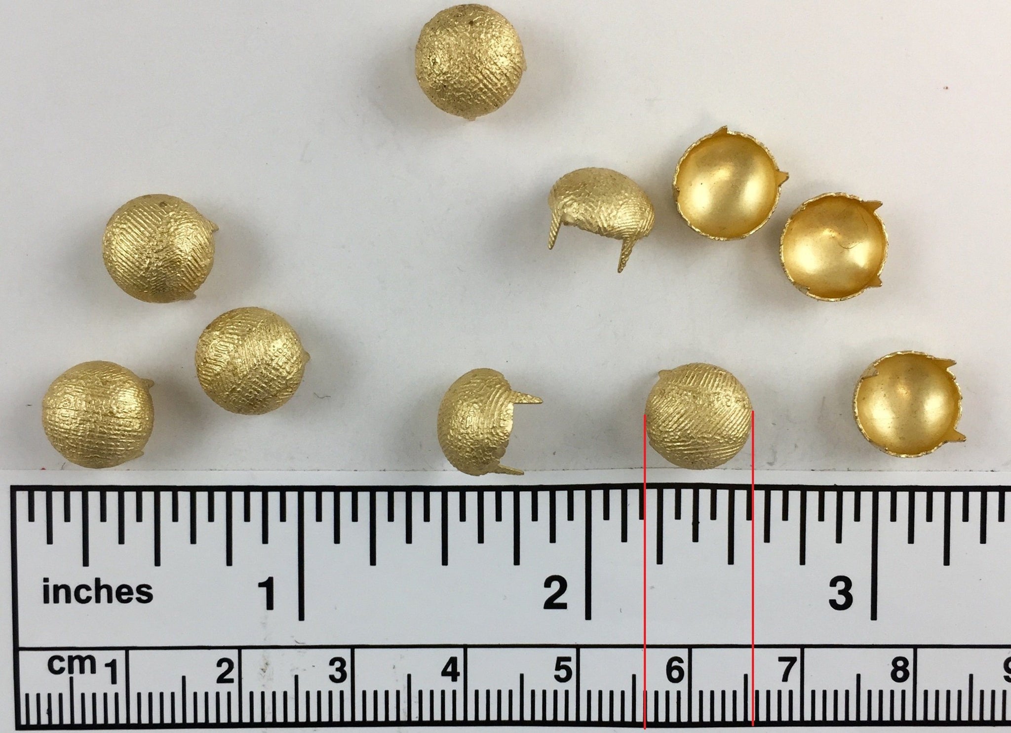 1000pcs pearl Brass Nailheads Round