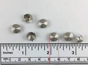 1000pcs Spiral Brass Nailheads Round