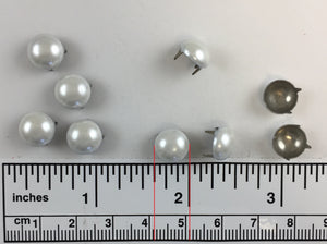 1000pcs pearl Brass Nailheads Round