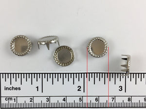 1000pcs Mirror Brass Nailheads Round