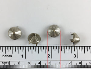 1000pcs Spiral Brass Nailheads Round