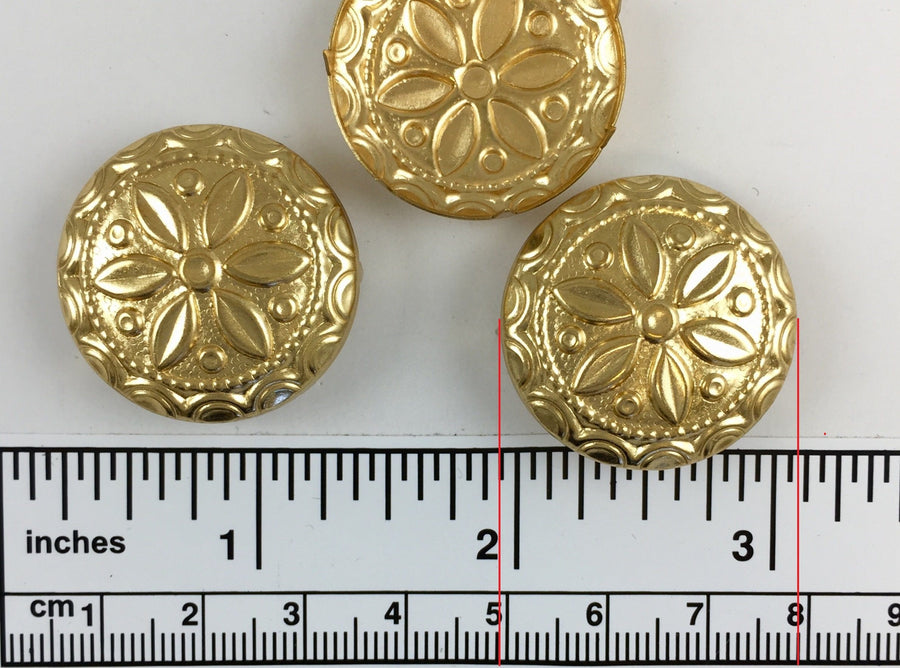 1000pcs 9550 Brass Nailheads Round