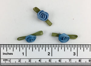 Hand sewn polyester ribbon rosette